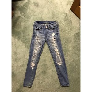 AE Super Stretch Destroyed Jeans
